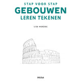 Deltas učenje risanja zgradb korak za korakom knjiga za hobije