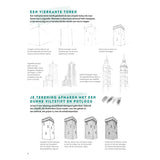 Deltas učenje risanja zgradb korak za korakom knjiga za hobije