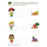 Deltas oefenboek afwasbaar papier eerste schrijfspelletjes (4-5 j.)