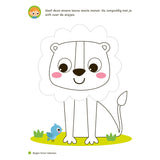 Deltas oefenboek afwasbaar papier eerste schrijfspelletjes (4-5 j.)