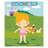Deltas kleng Prinzessin Sticker Spaass - Kleedung Poppen Sticker Buch