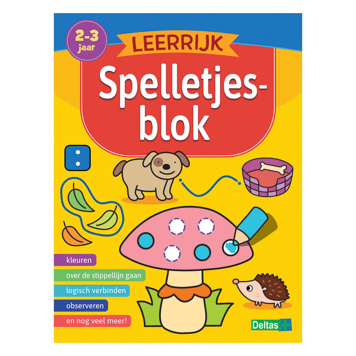 Deltas lærerig spilblok 2-3 år