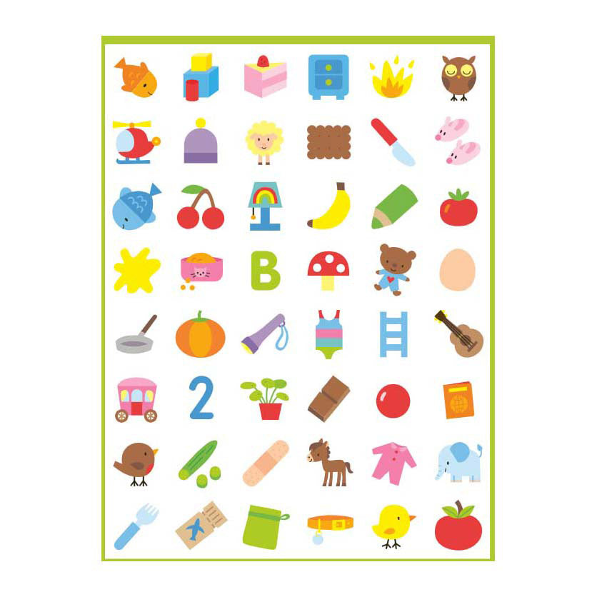 Deltas my first words color + sticker book