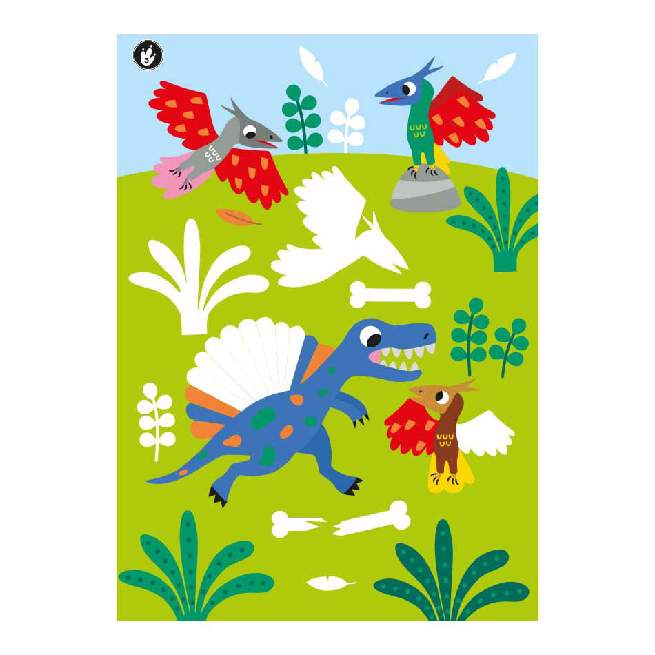 Dathú Deltas agus spraoi greamáin - dinosaurs milis