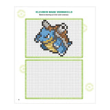 Divertimento da colorare con pixel pokémon Delta