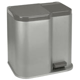 Curver Pedal Bin Duo 15L 6L Sølv