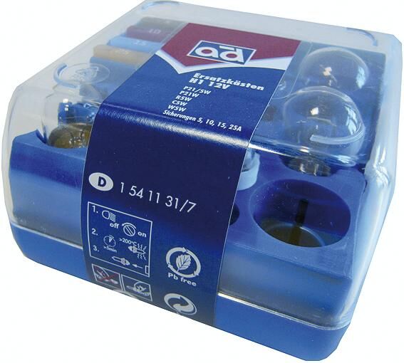 Ad lampenbox car lamps 12v h1