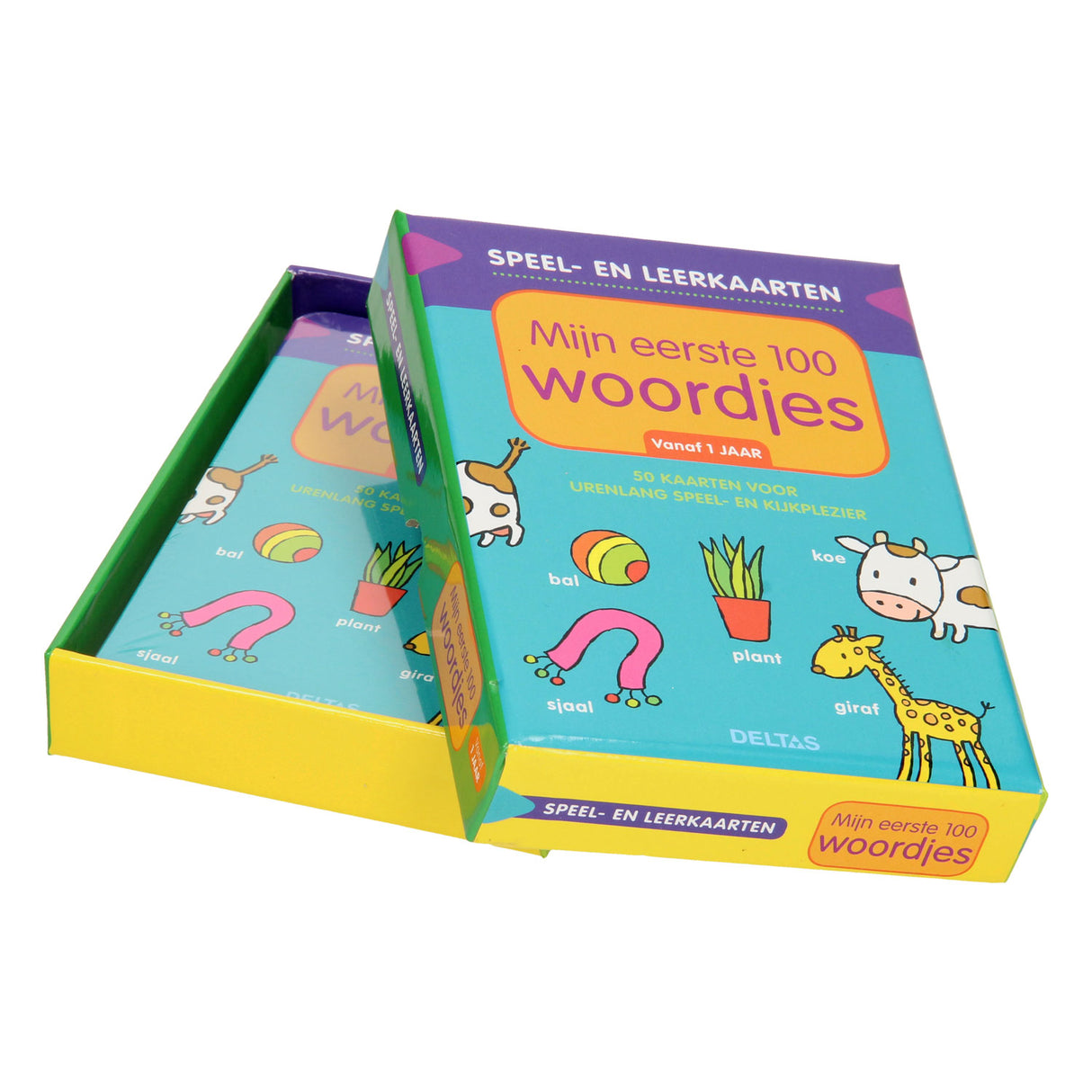 Deltas Speelen Learning Cards minhas primeiras 100 palavras