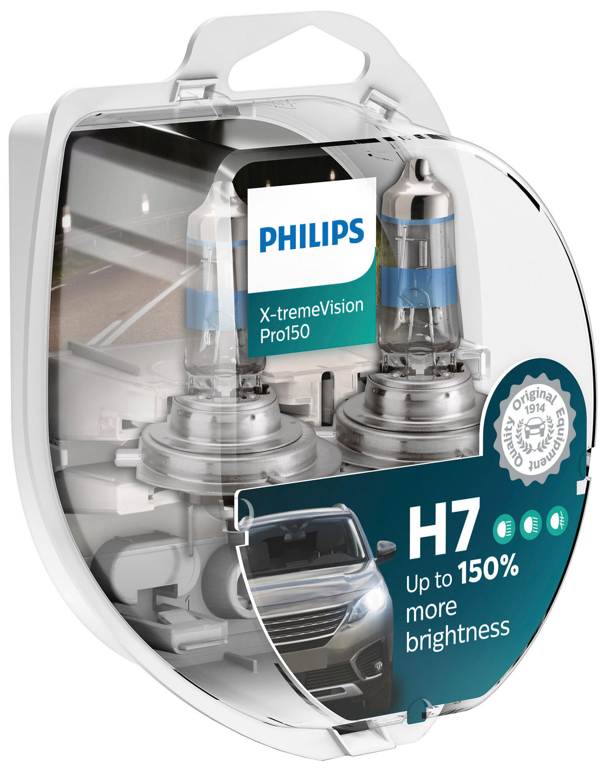 Čelovka Philips x-tremevision pro 150 . lampa h7 12v kit xtreme vis.pro150
