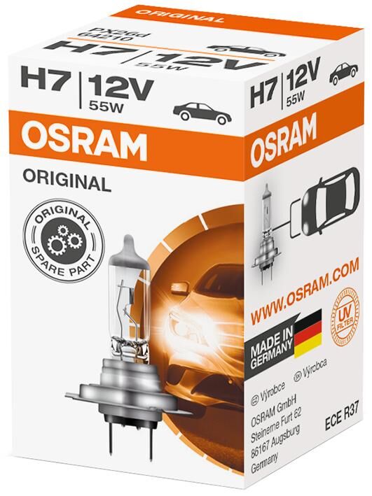 Osram original line headlamp h7 12v 55w socket px26d