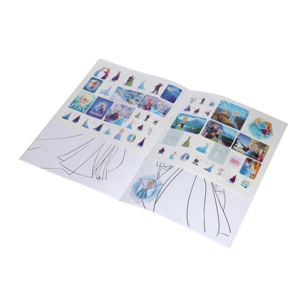 Buch Specials Nederland BV Disney Frozen Malbuch mit Aufklebern