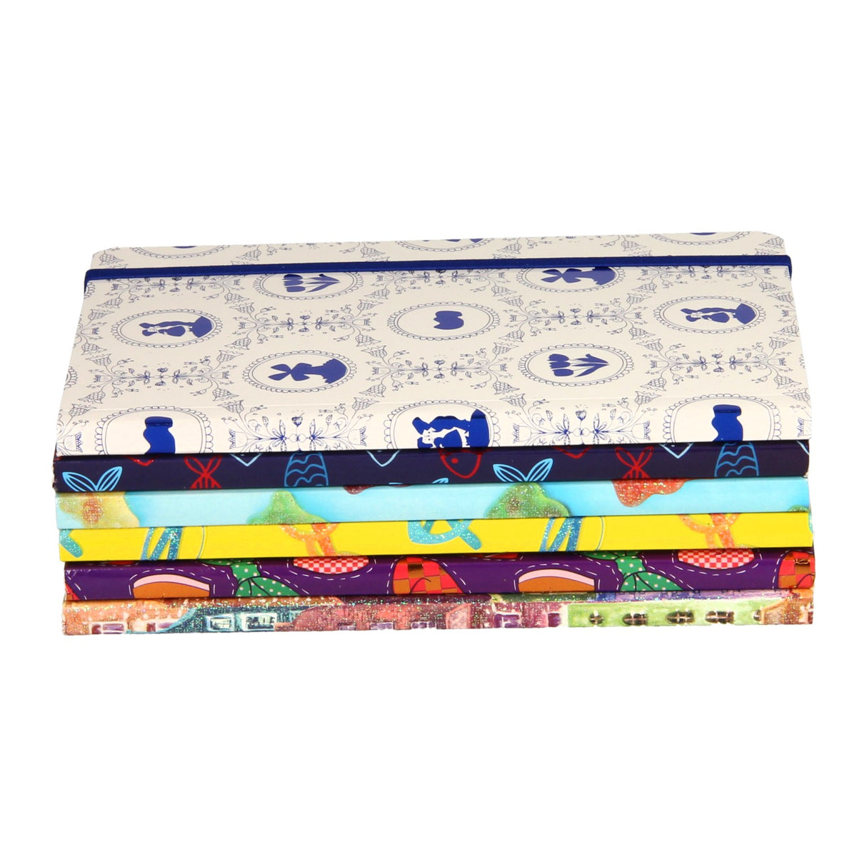 Wins Holland Notebooks 6 Designs - Set of 24st.