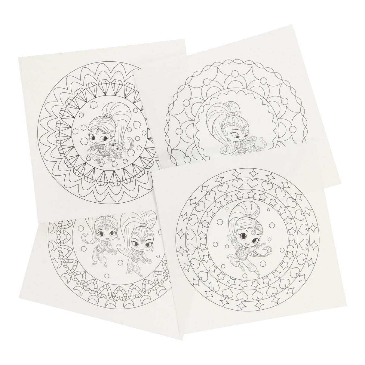 Shine Shine Mini Mandala målarbok