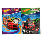 Hot wheels colorio spalvinimo knyga
