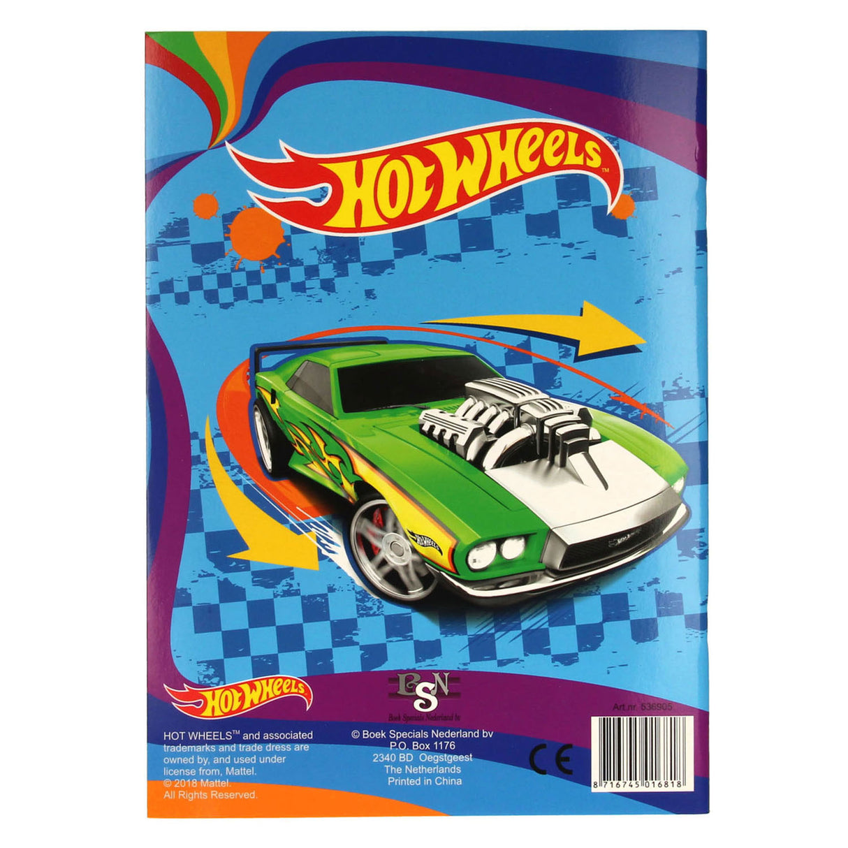 Hot Wheels Colorio Malbuch