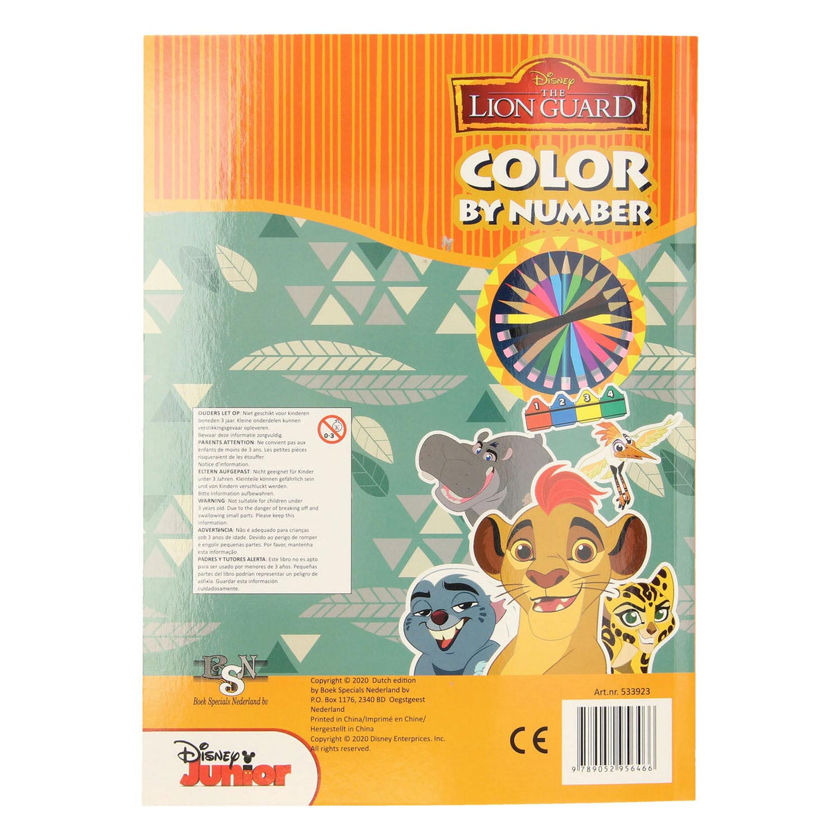 Book Specials Nederland BV Colors by Number - Lion King