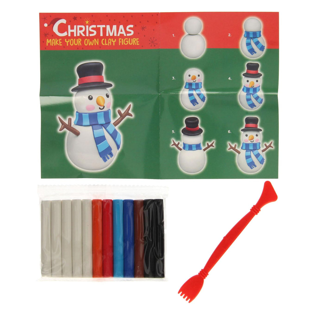 Make your own clay figure Christmas