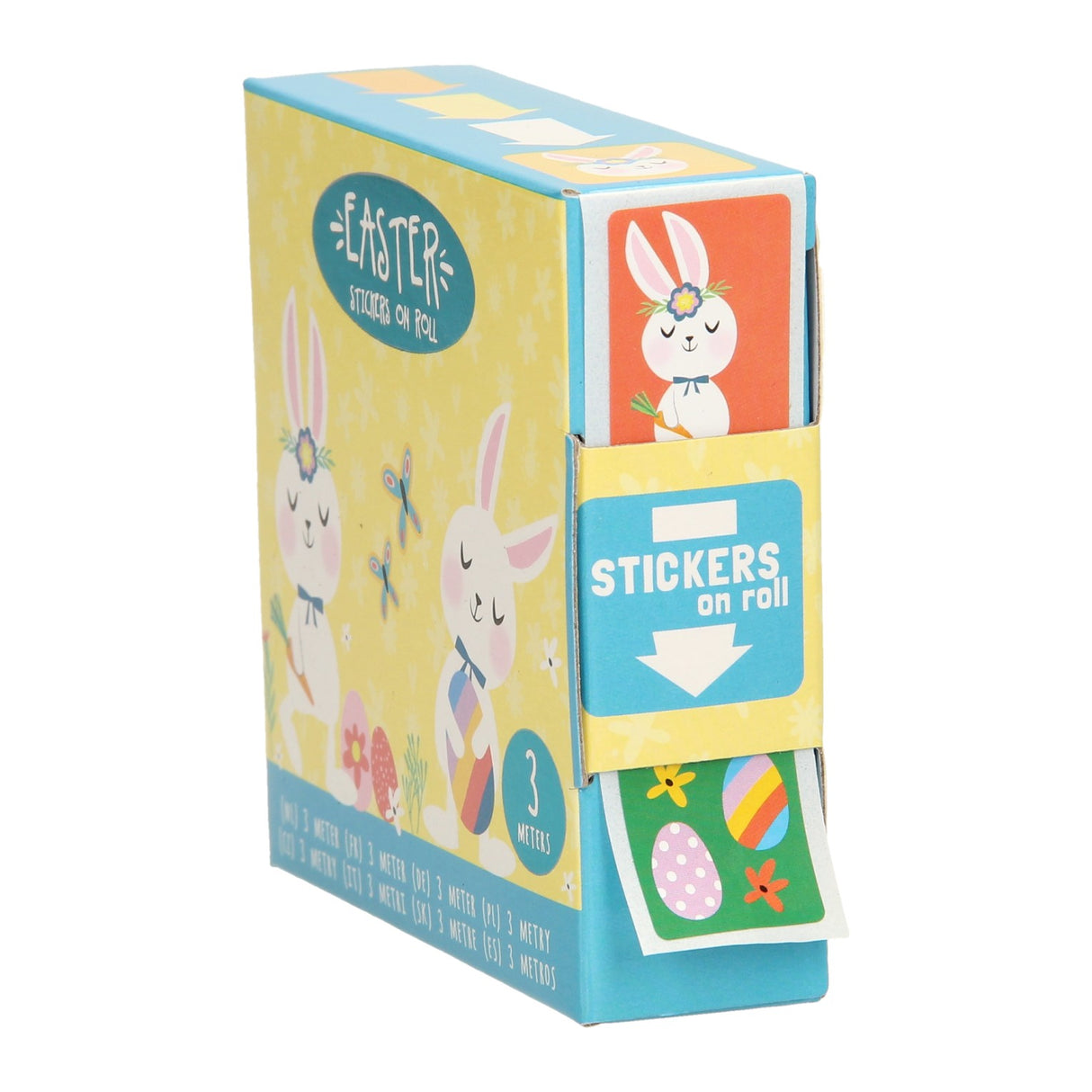 Pegatinas de Pascua en el rollo, 3MTR.