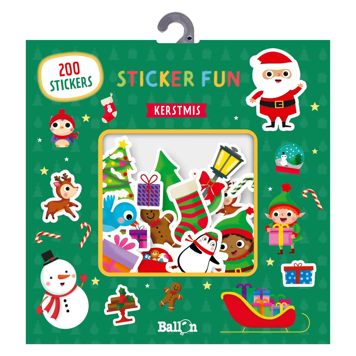 Knjižne posebne ponudbe Nederland BV Stickfun Božič z 200 nalepkami