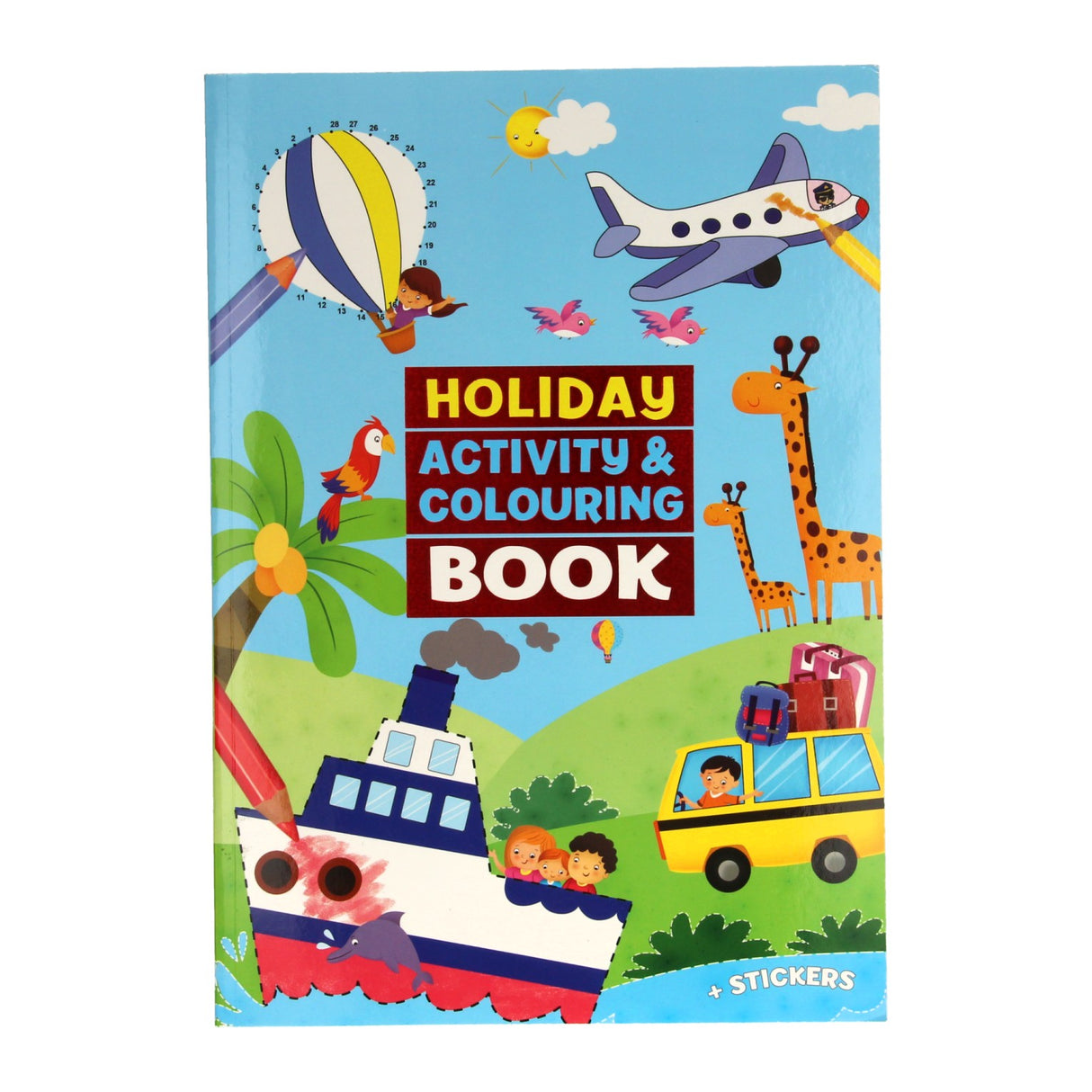 A4 Holida de livro de cores e atividades