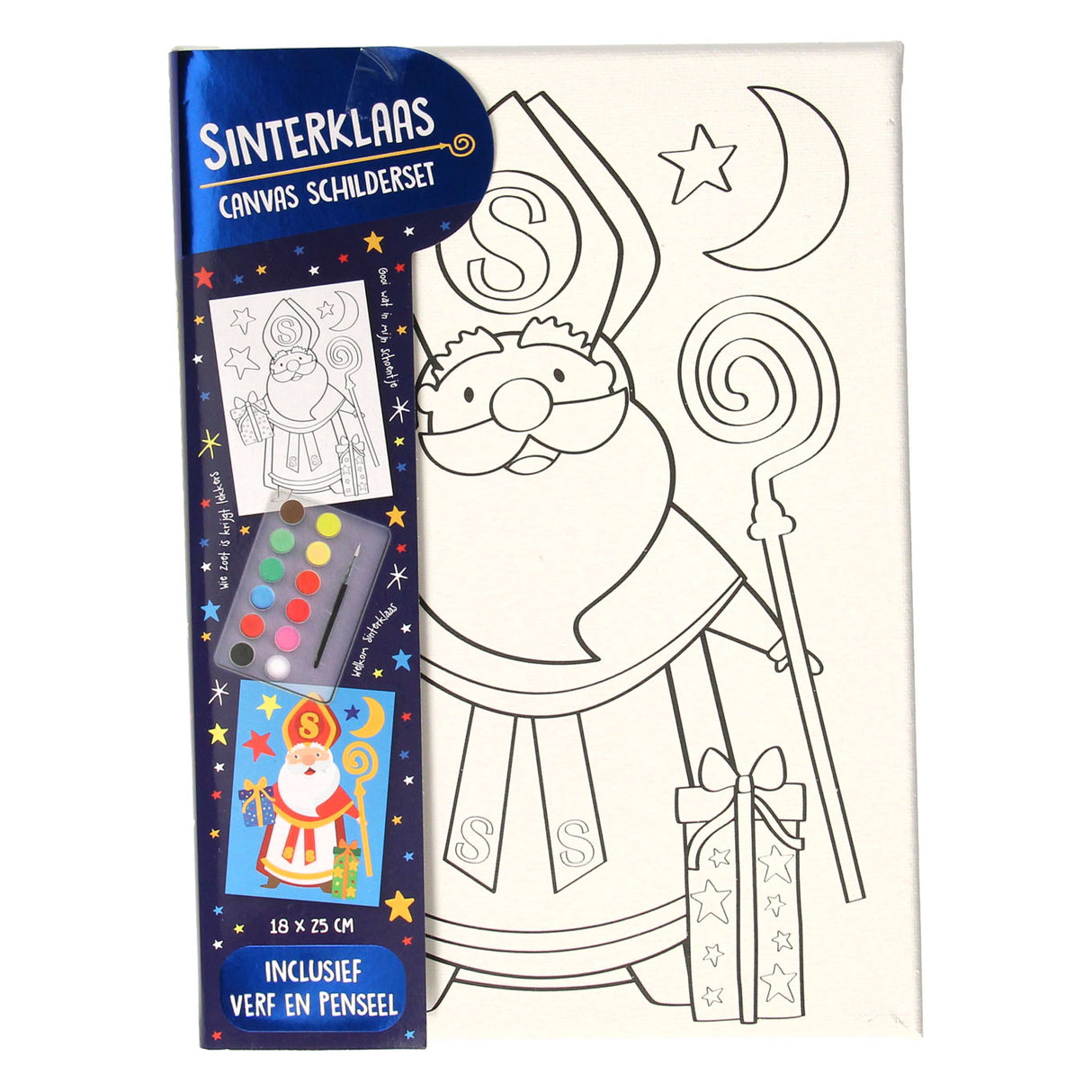 Conjunto de pintura de Canvas Sinterklaas