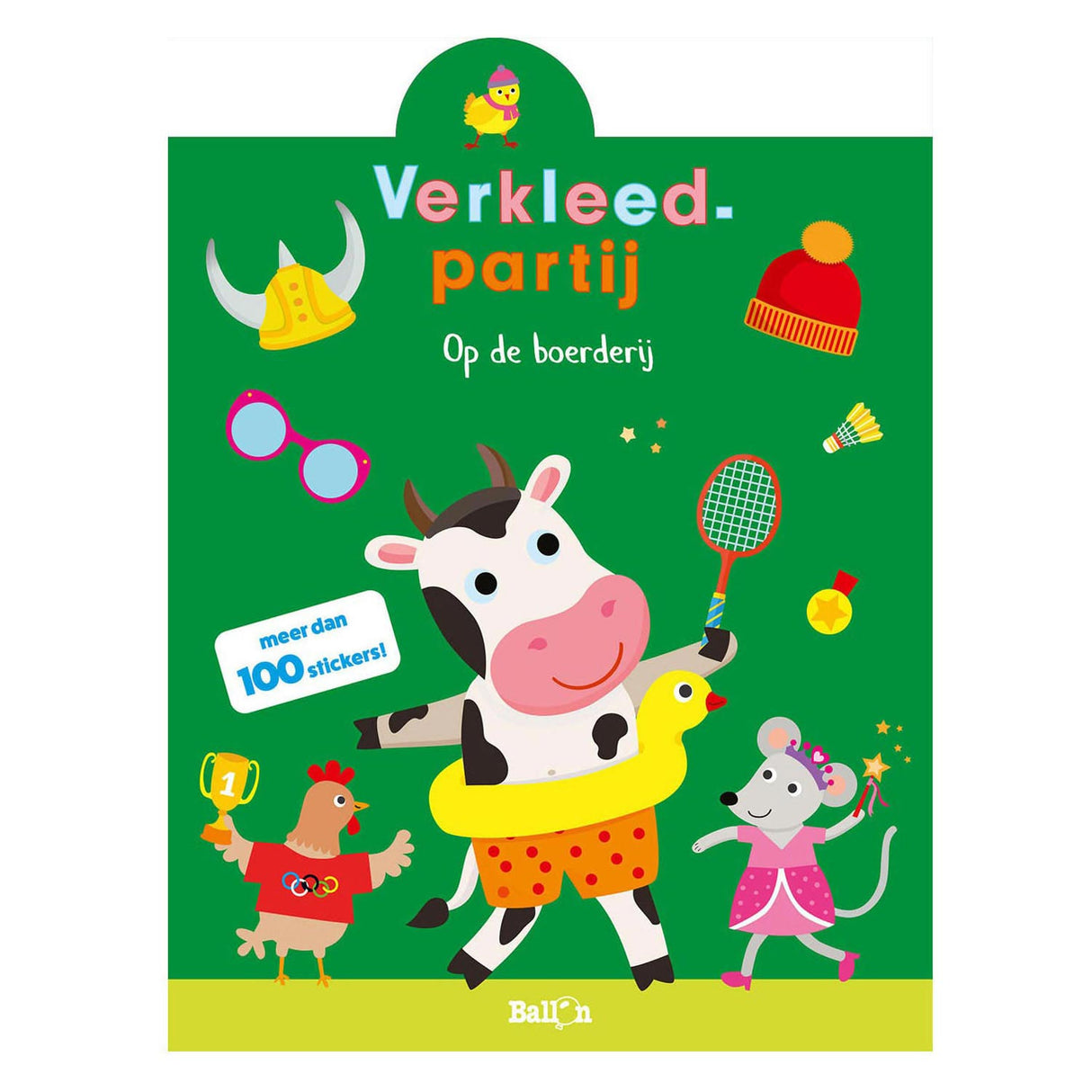 Dress -up Party Stickerboek: Auf der Farm