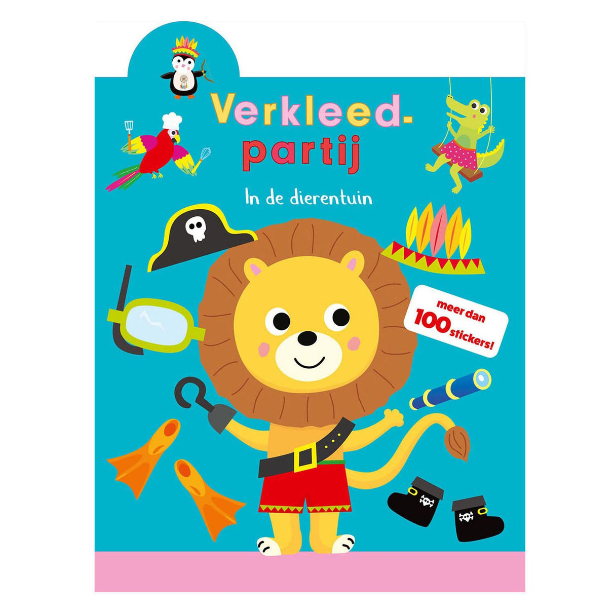 Book Specials Nederland BV Dressing Party Stickerboek: In the Zoo