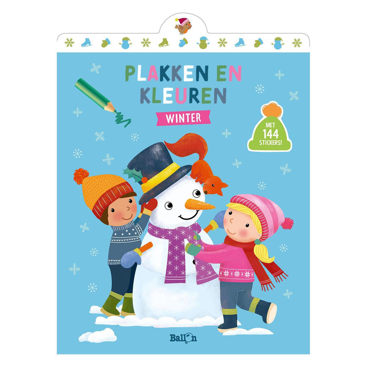 Book Specials Nederland BV Picking Color Stickerboek Winter