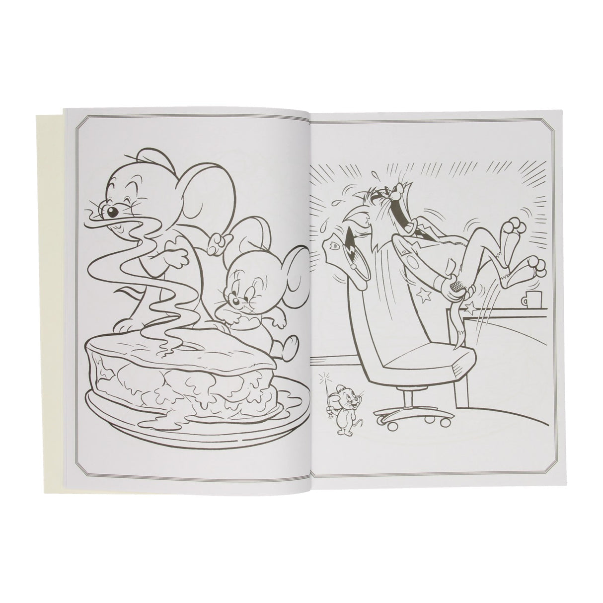 Warner Bros Color Colorbook Tom Jerry with stickers