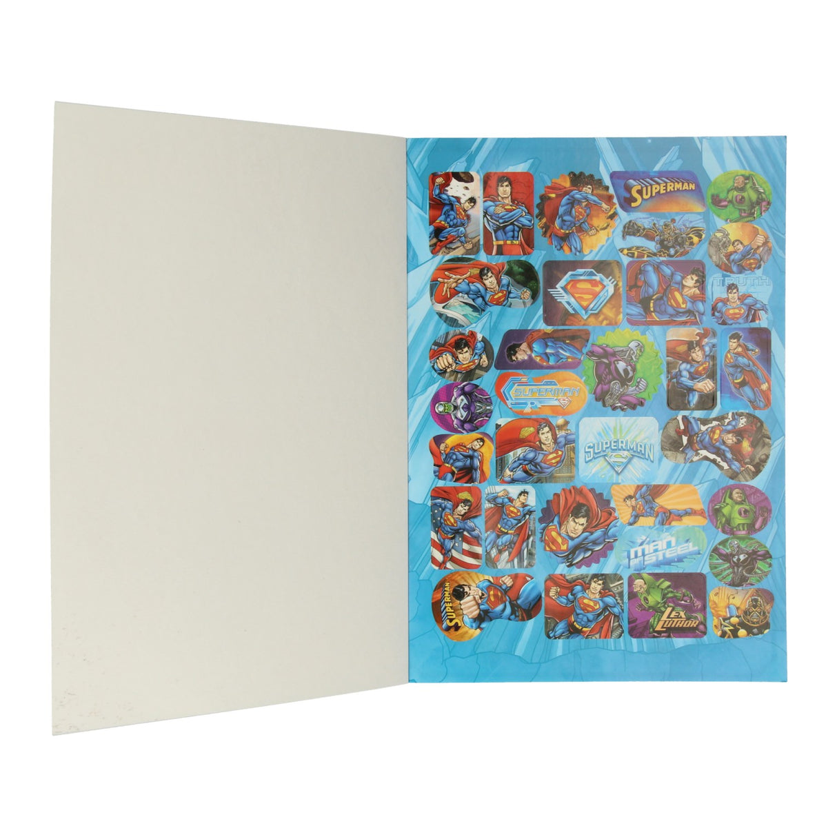 Warner Bros Color Color Book Superman with Stickers