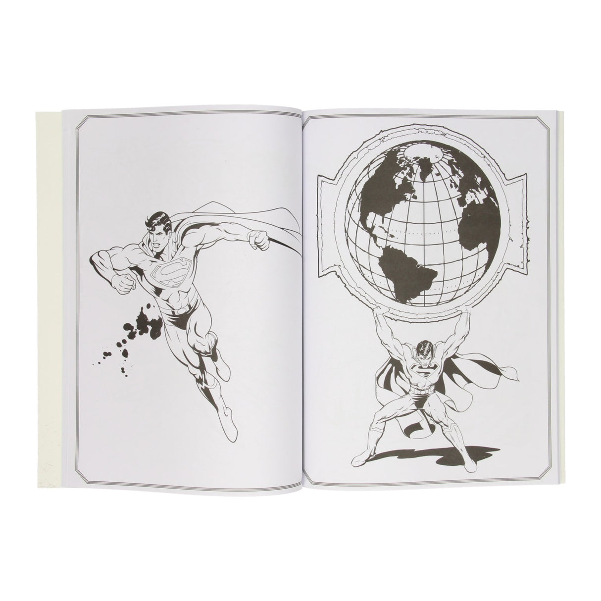 Warner Bros Color Color Book Superman with Stickers