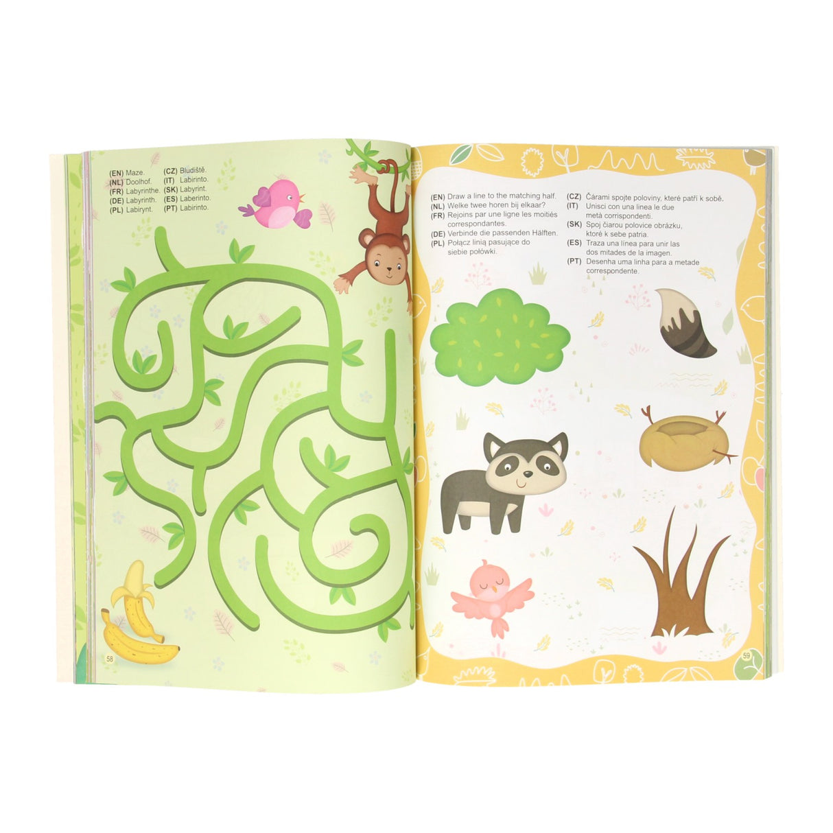 Výhry Holland Colors Activity Activity Book Jungle