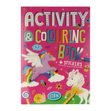 Wins Holland Faarwen Aktivitéite Book Unicorn