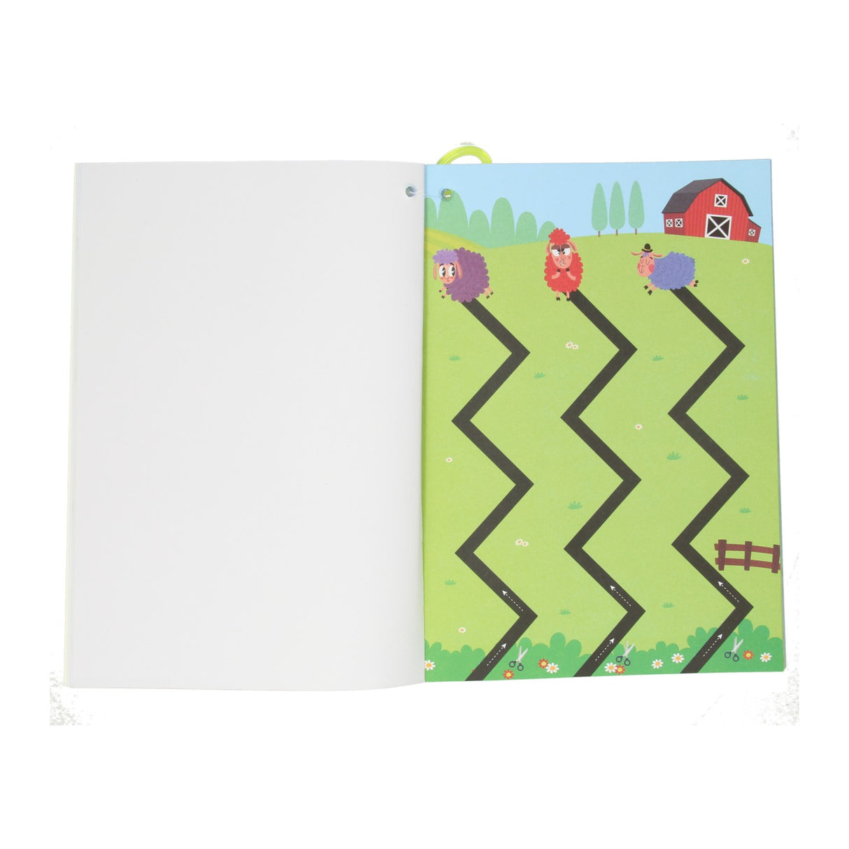 Wins Holland cut and coloring book with Safe
