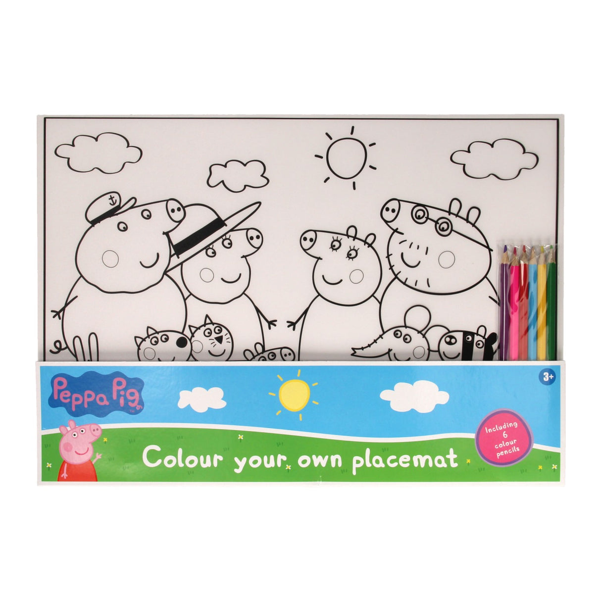 Wins Holland Placemat Colors Peppa Pig