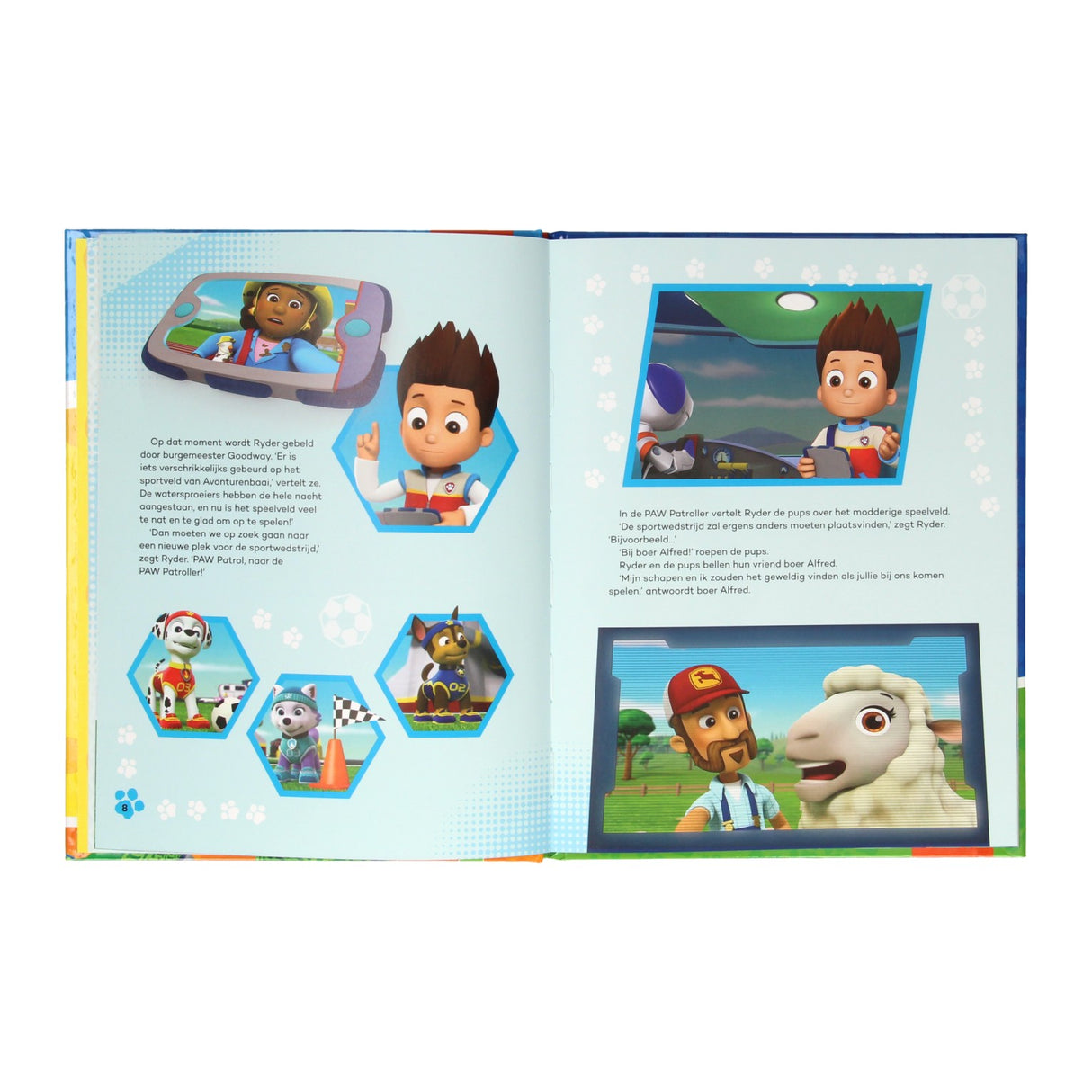 Wins Holland Reading Book The Puppsen Save a sports competition Paw Patrol