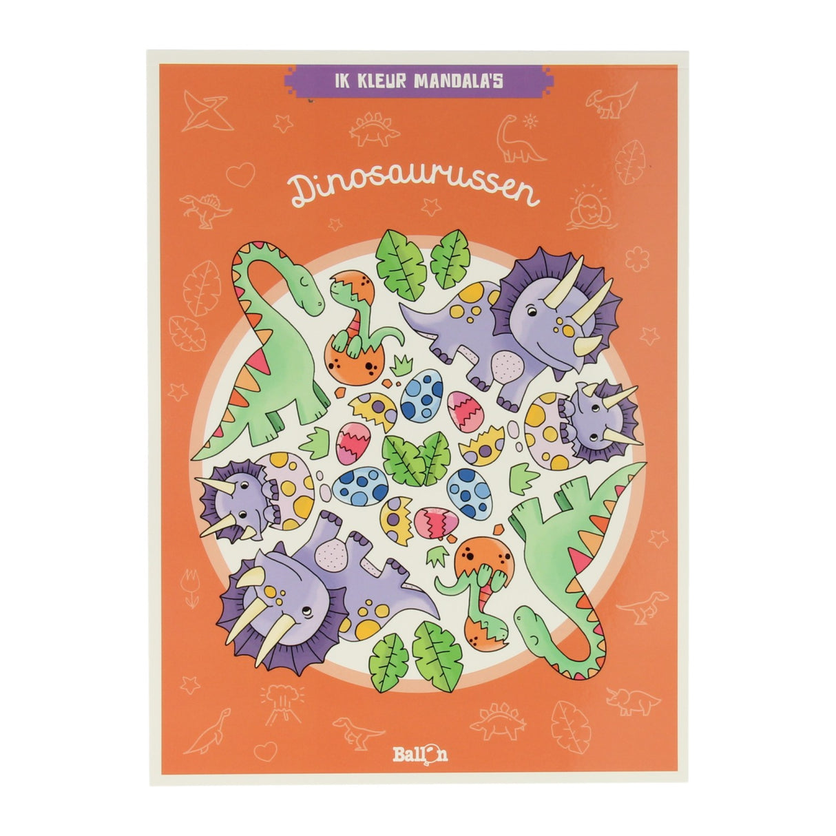 Wins holland i color mandalas dinosaurs