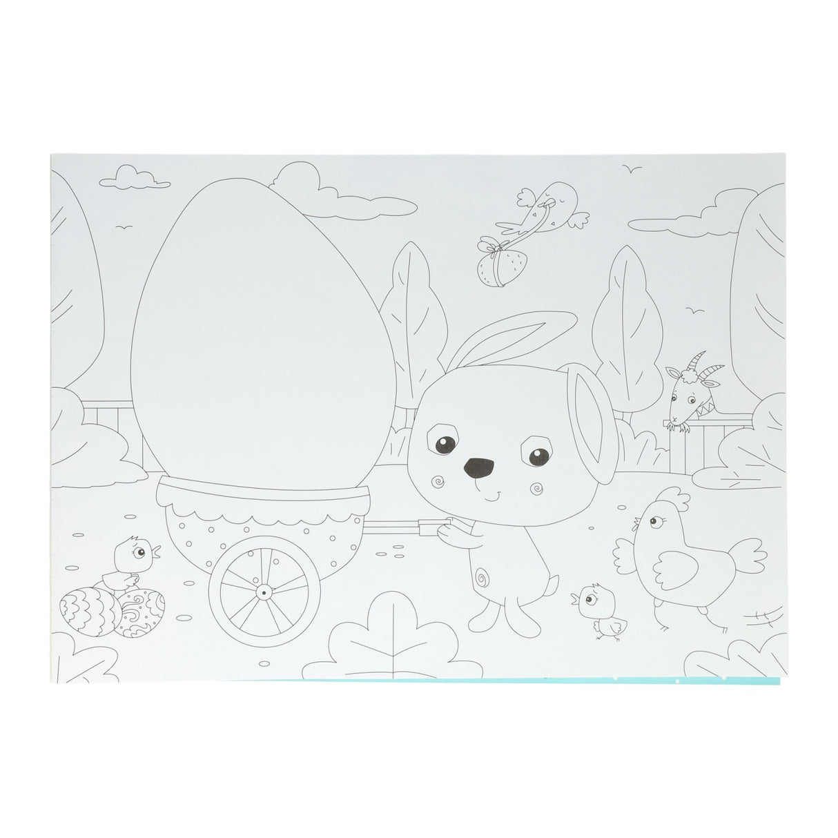 Wins Holland Placemats Colorbook Easter, 12st.