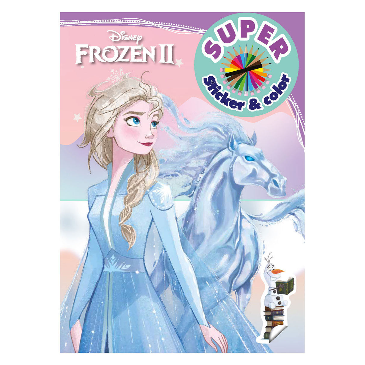 Knjižna posebnost Nederland BV Frozen Super nalepka Colorbook