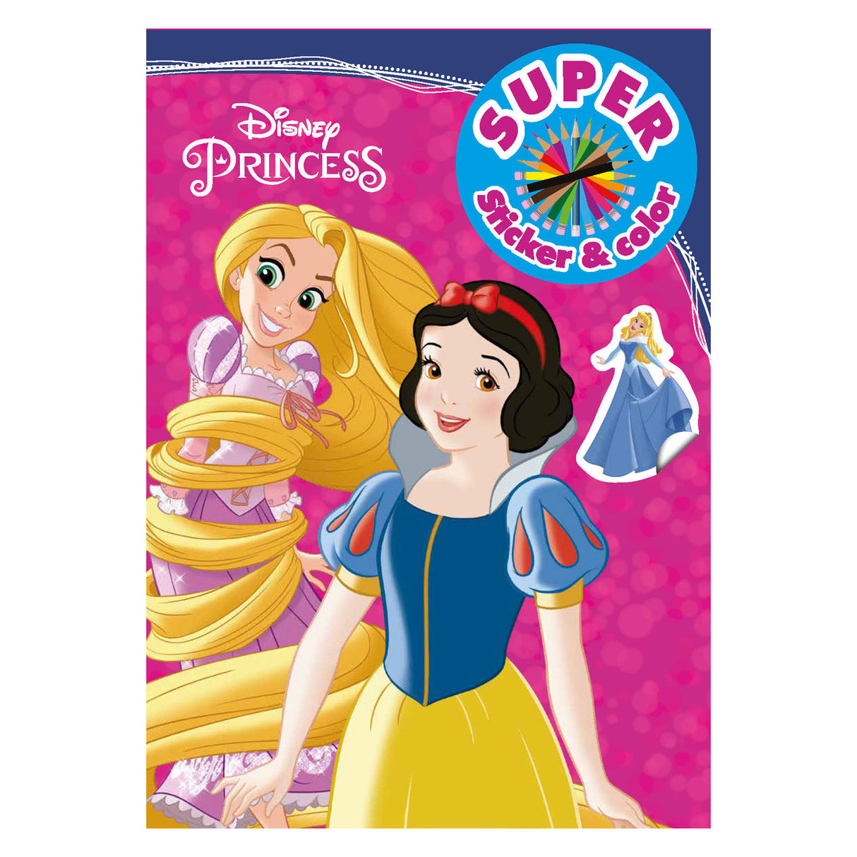 Knjižna posebnost Nederland BV Disney Princess Sticker Colorbook