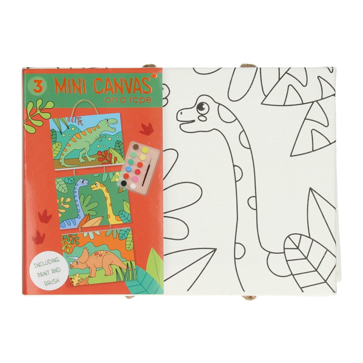 Wins Holland Canvas Paintings on Rope - Dino, 3st