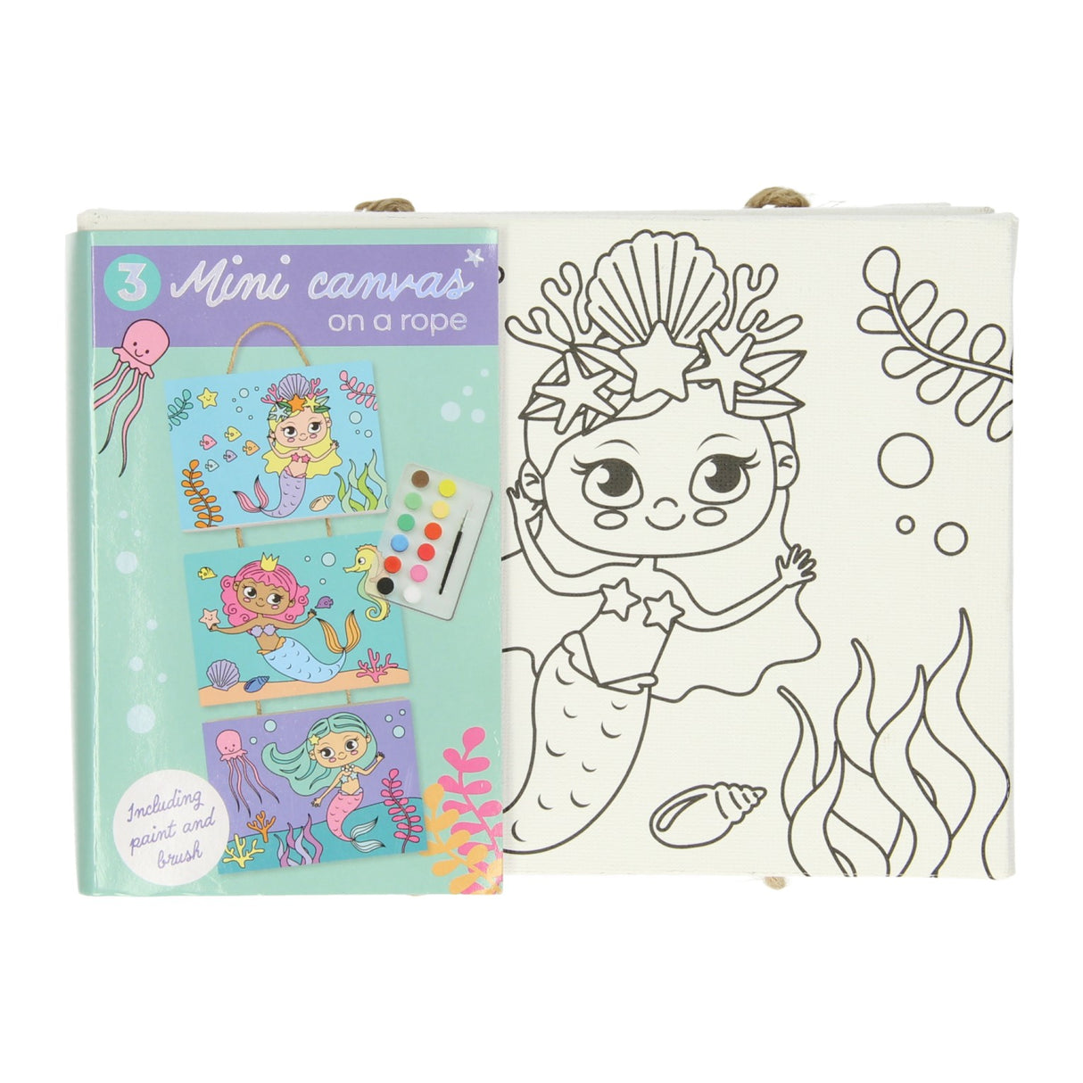 Wins Holland Canvas Paintings on Rope - Mermaid, 3st