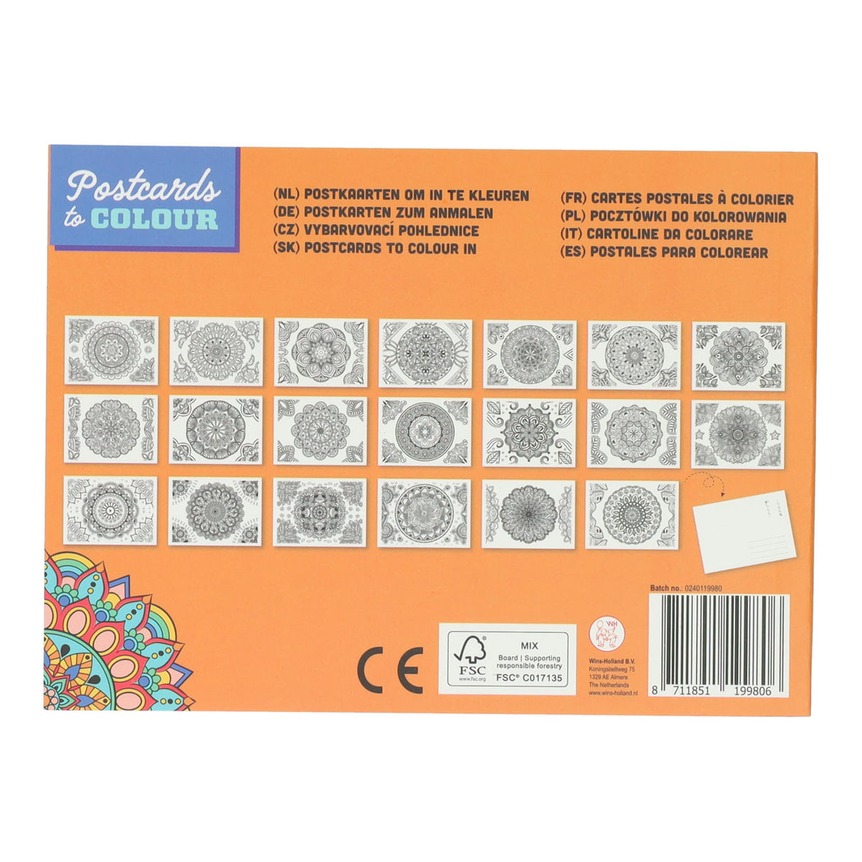 Wins Holland Postcards Colors, 20st