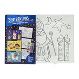 Canvas Collage Sinterklaas paint set, 3st.