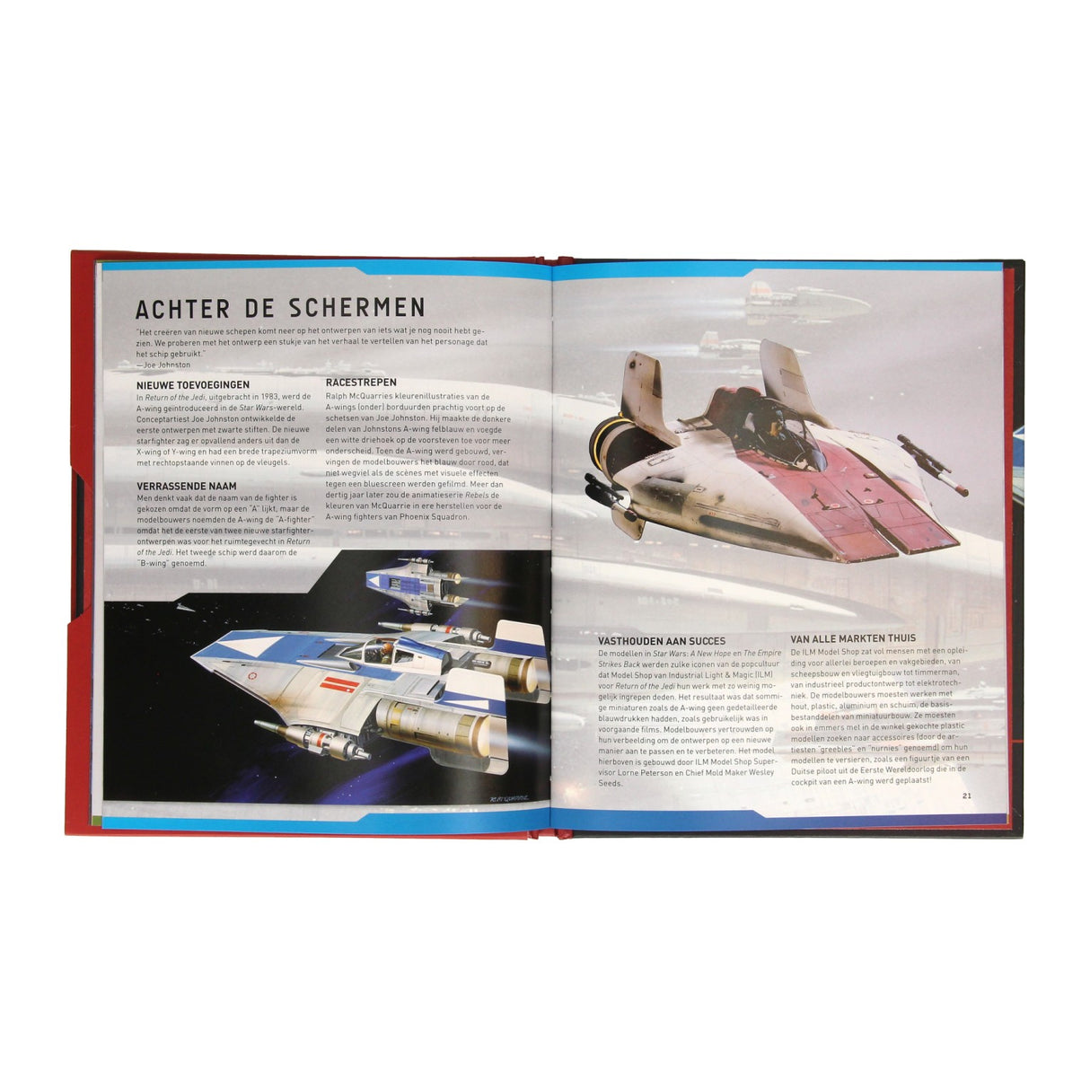 Wins Holland Star Wars A-Wing Deluxe Book with wooden building model