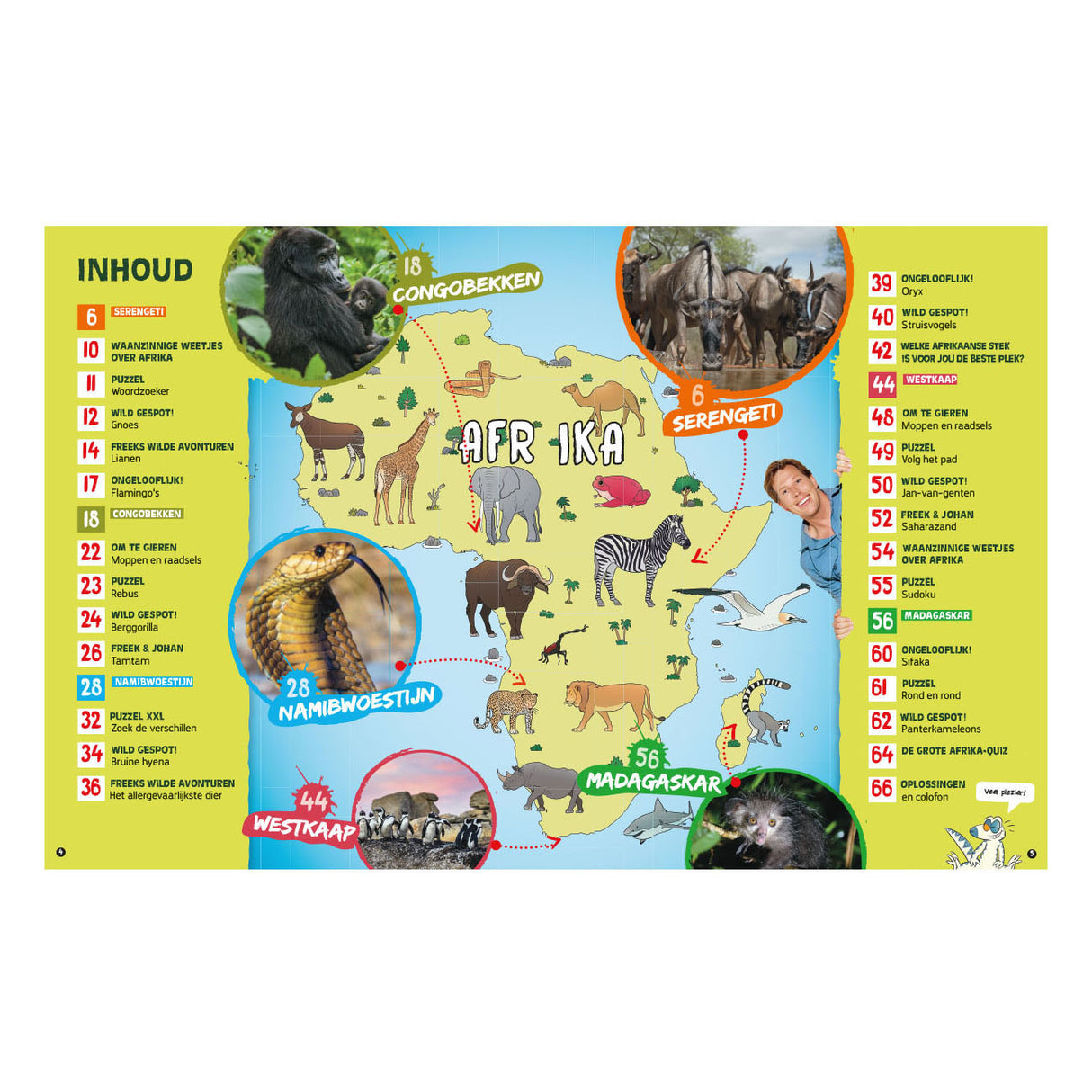 Buch Spezials Neederland BV Wild vum Frek op Rees duerch Afrika Buch