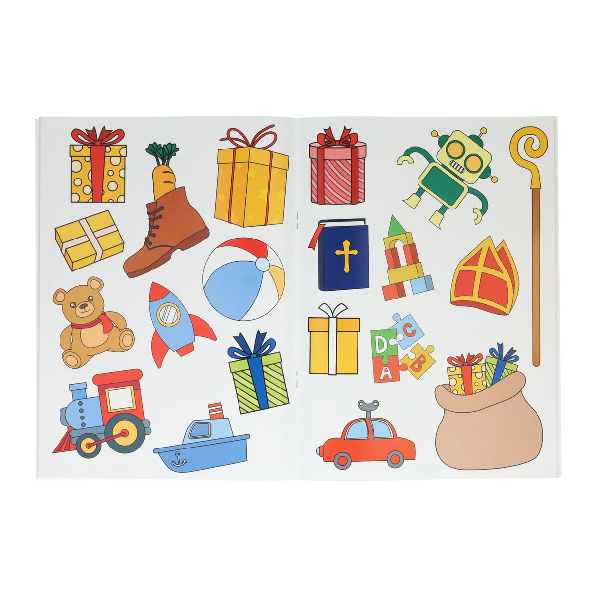 Book Specials Nederland BV Sinterklaas Sticking Coloring Book