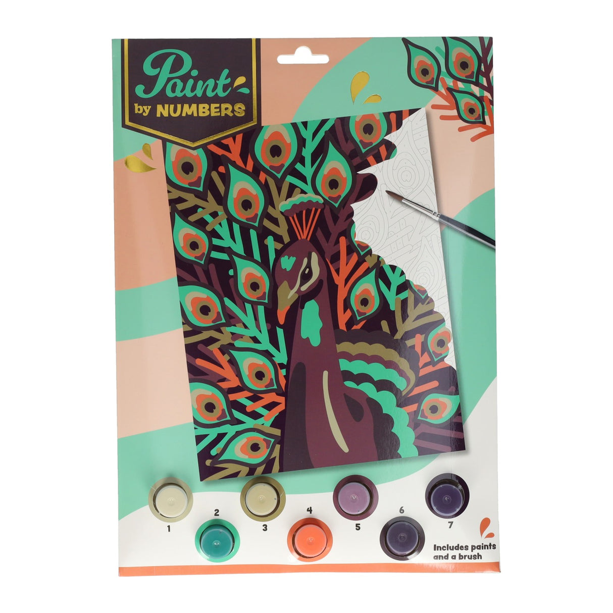 Wins Holland Painting on number theme paint set