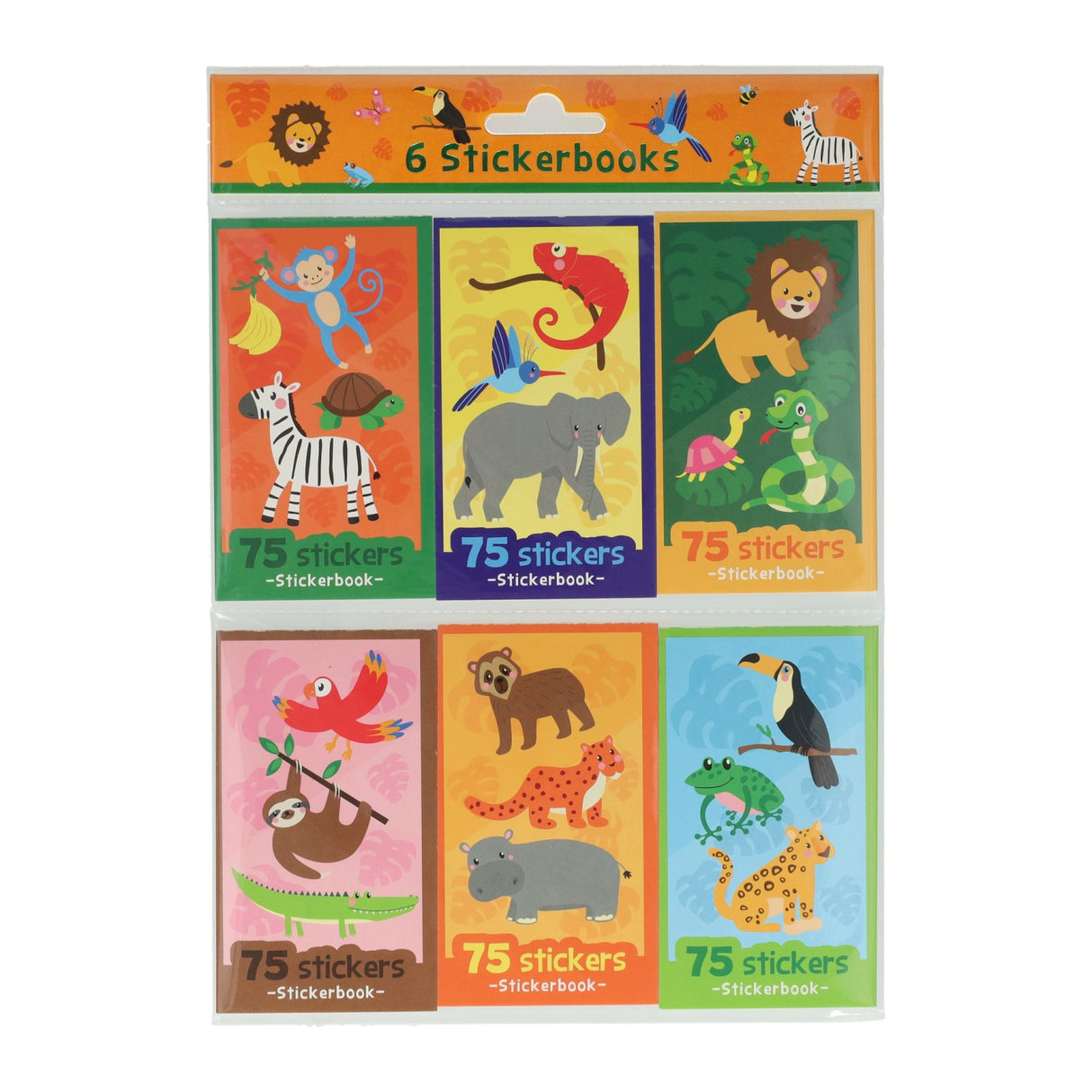 Sticker Hand -out booklets Wild Dieren, 6st.