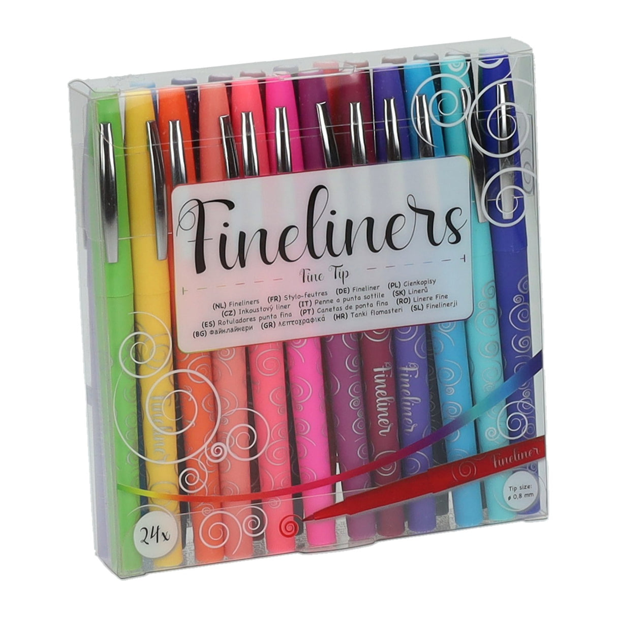 Wins Holland Fineliners in luxury storer box, 24st